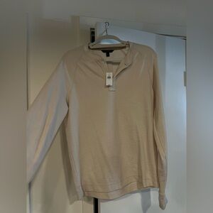 Banana Republic Off-White Henley Shirt